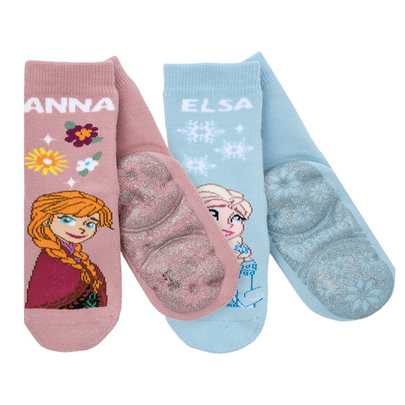 2 Paar Die Eiskönigin Stoppersocken im Set