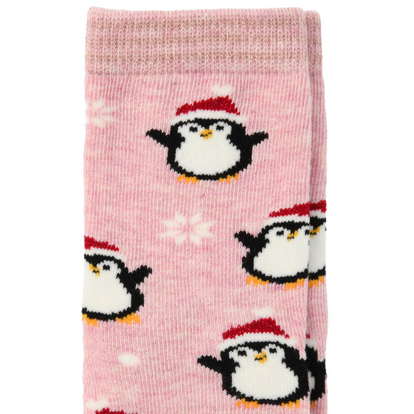 1 Paar Mädchen Weihnachtssocken mit Glitzer