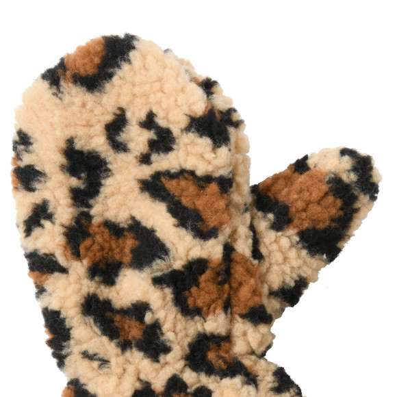 Mädchen Fäustlinge mit Leo-Muster