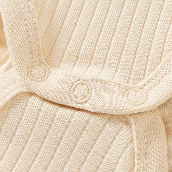 Baby Body mit Ripp-Struktur