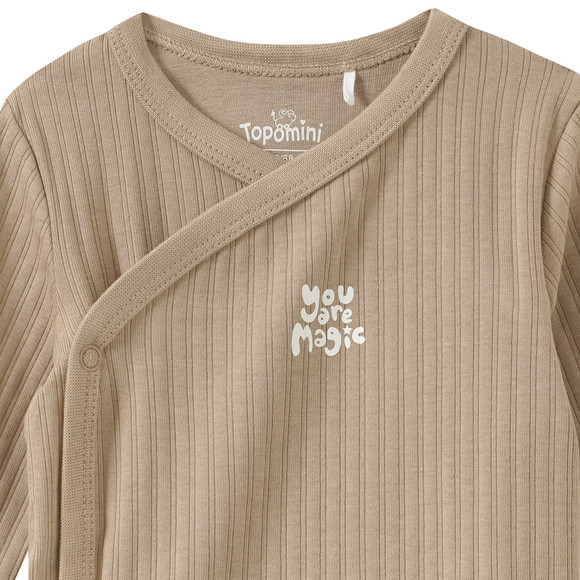 Newborn Wickelbody mit Bio-Baumwolle