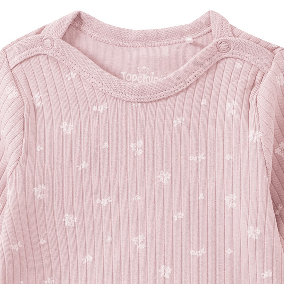 Body voor baby’s met ribstructuur