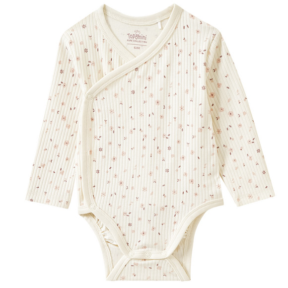Baby Wickelbody mit Allover-Muster
