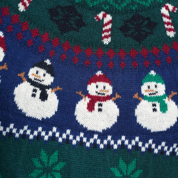 Heren Kersttrui met all-overmotief