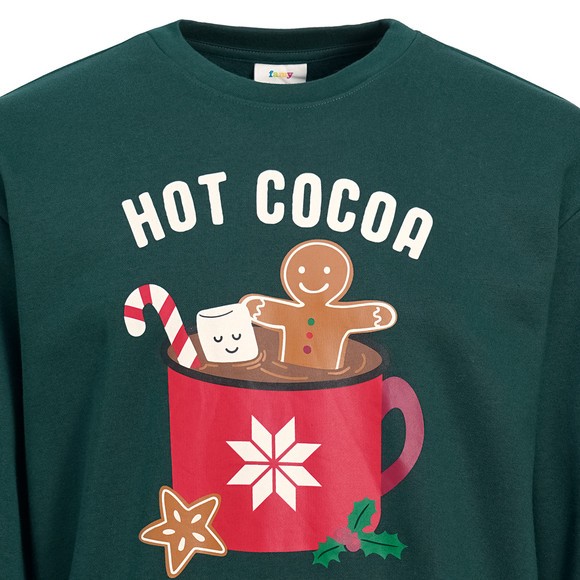 Heren kersttrui met print