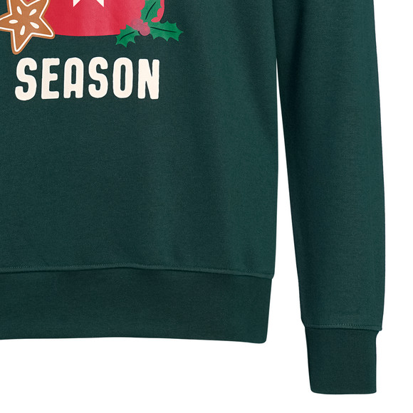 Heren kersttrui met print