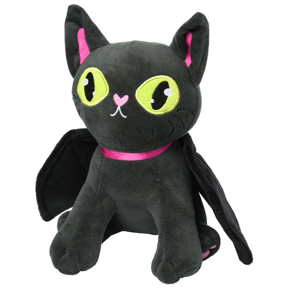 Pluche kat figuur in Halloween look