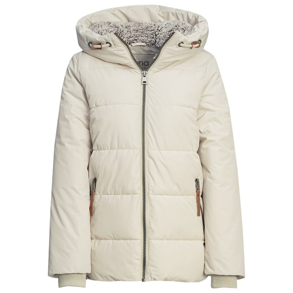 Damen Jacke mit Fellkapuze