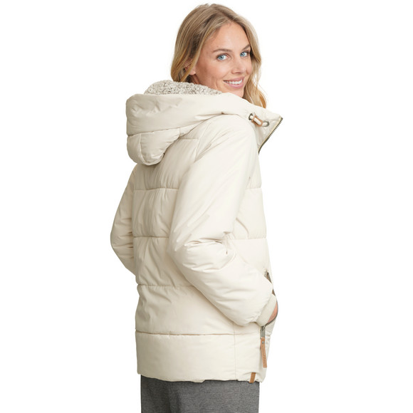 Damen Jacke mit Fellkapuze