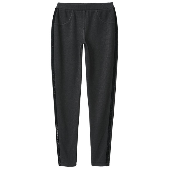 Mädchen Thermo-Jeggings mit Glitzer-Details