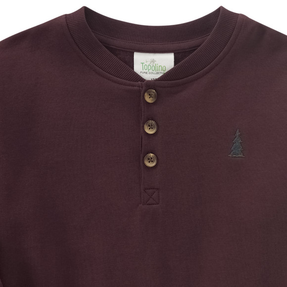 Jungen Sweatshirt mit kleiner Stickerei