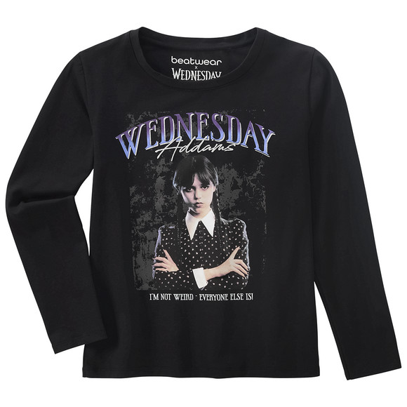 WEDNESDAY shirt met lange mouwen zwart