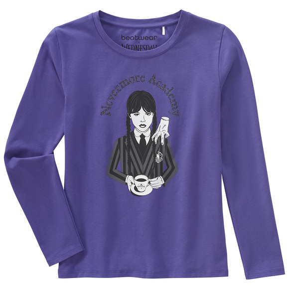 WEDNESDAY shirt met lange mouwen paars