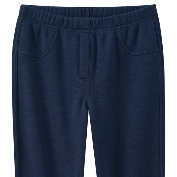 Mädchen Thermo-Leggings unifarben