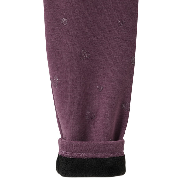 Meisjes leggings met glitterprint