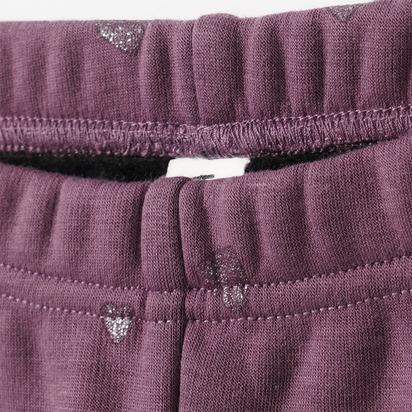 Meisjes leggings met glitterprint