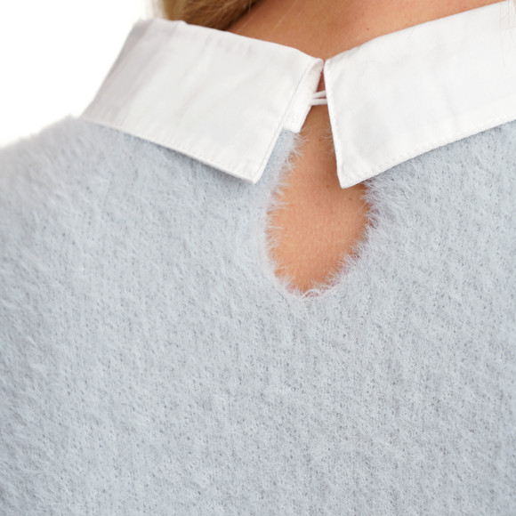 Gebreide damestrui met laagje