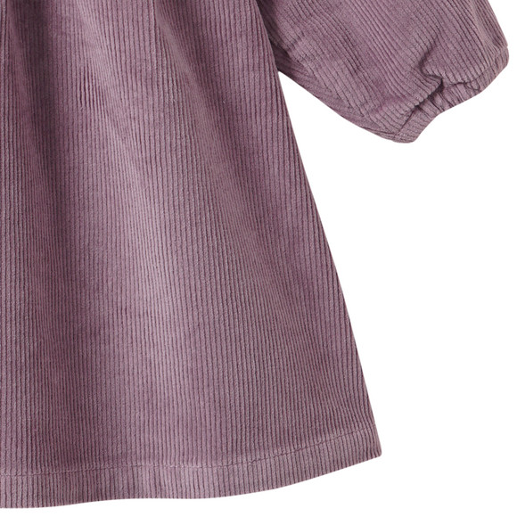 Mädchen Cordkleid mit Bubikragen