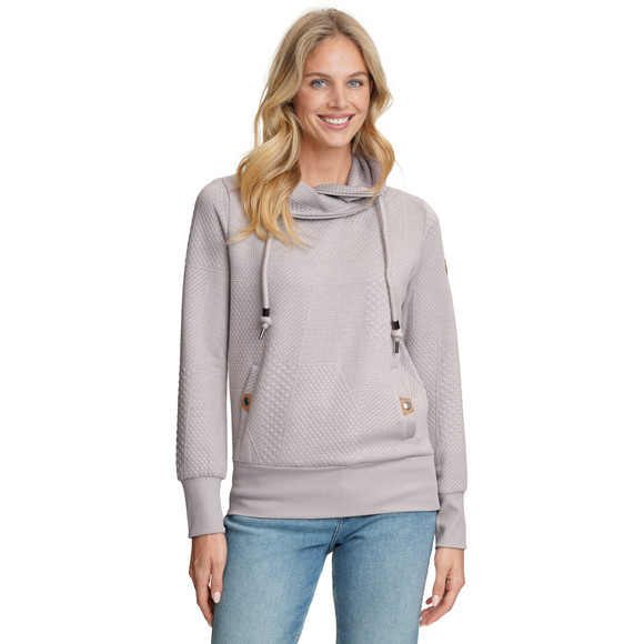 Damen Sweatshirt mit Strukturmuster