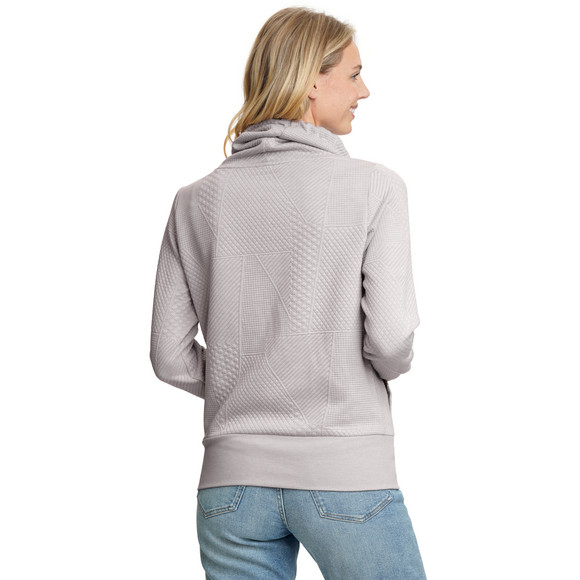 Damen Sweatshirt mit Strukturmuster