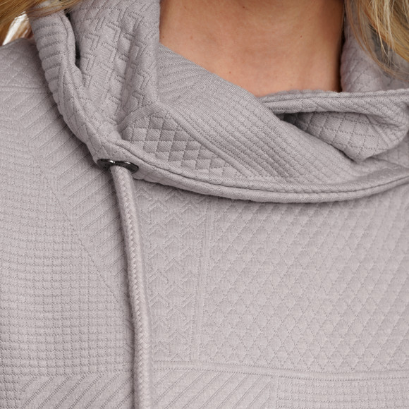 Damen Sweatshirt mit Strukturmuster