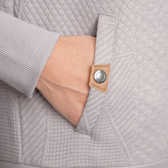 Damen Sweatshirt mit Strukturmuster