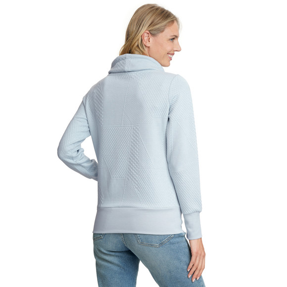 Damen Sweatshirt mit Strukturmuster