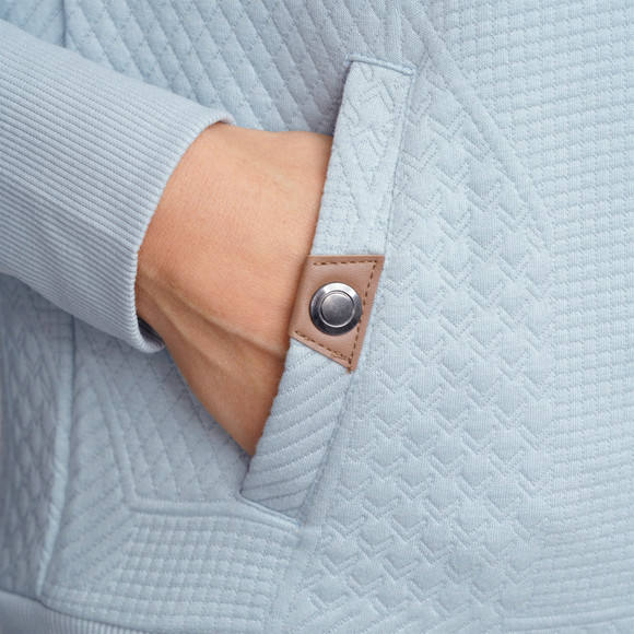 Damen Sweatshirt mit Strukturmuster