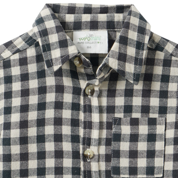 Baby Flanellhemd mit Karo-Muster