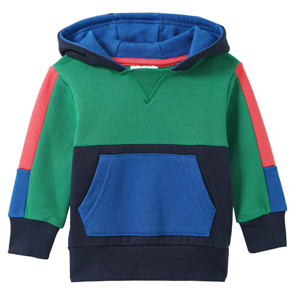 Baby Hoodie mit Farbteilern