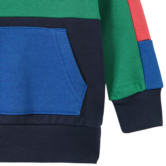 Baby Hoodie mit Farbteilern