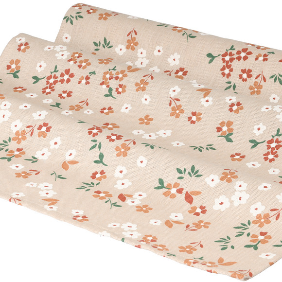 Tafelloper met bloemenprint