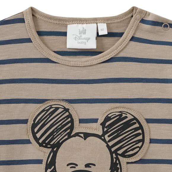 Micky Maus Langarmshirt im Streifen-Look