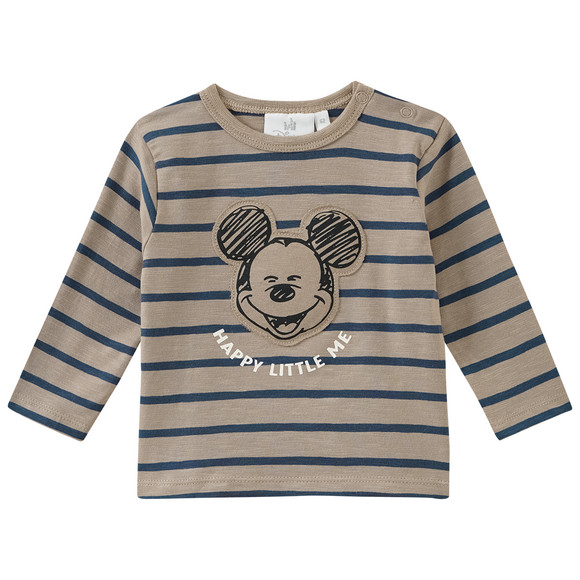 Micky Maus Langarmshirt im Streifen-Look