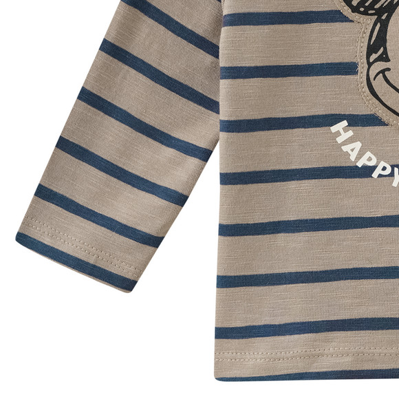 Micky Maus Langarmshirt im Streifen-Look