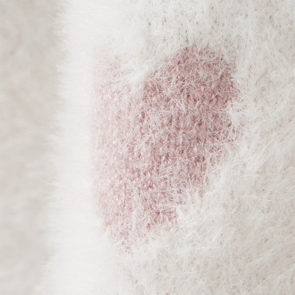 Gebreide trui voor baby’s met hartjes