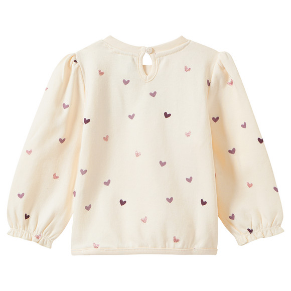 Baby Sweatshirt mit Glitzer-Print