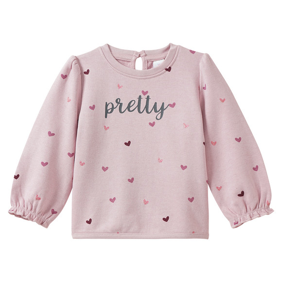Baby Sweatshirt mit Glitzer-Print