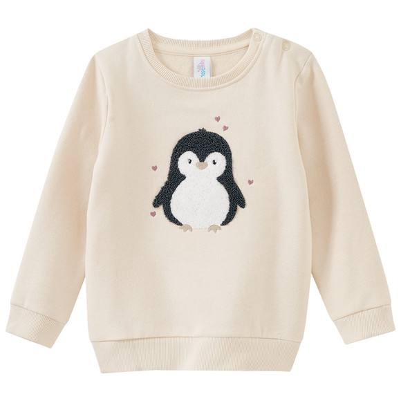 Baby Sweatshirt mit Pinguin-Motiv