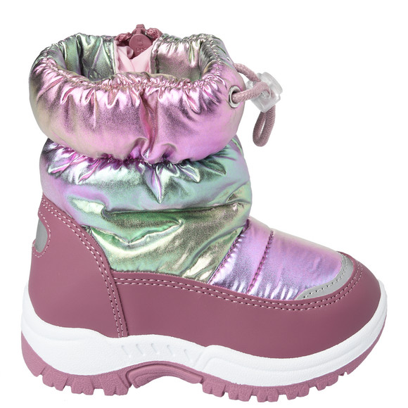 Baby winterlaarzen met metallic look bes