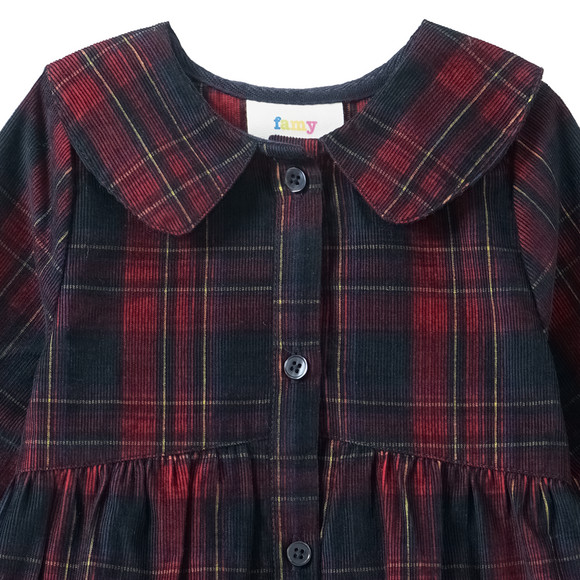 Baby Cordkleid mit Bubikragen