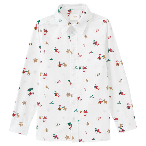 Jungen Weihnachtshemd mit Fliege