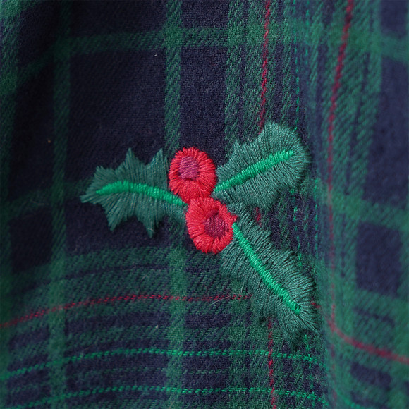 Jongens' kerstshirt met borduursel