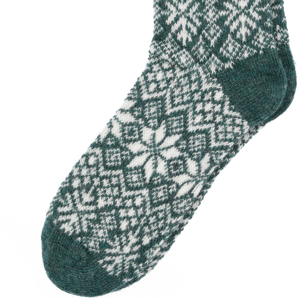 1 paar damessokken met wol