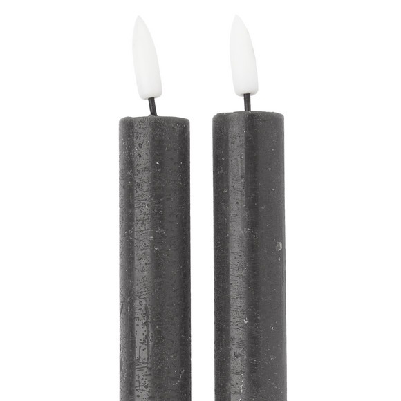 2 LED Stabkerzen im Set