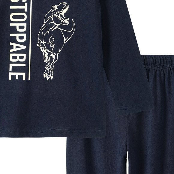 Jungen Schlafanzug mit leuchtendem Print