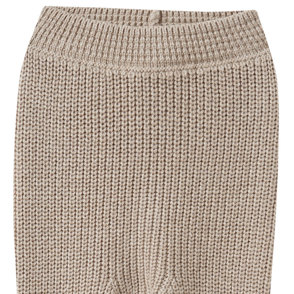 Gebreide baby legging van biologisch katoen