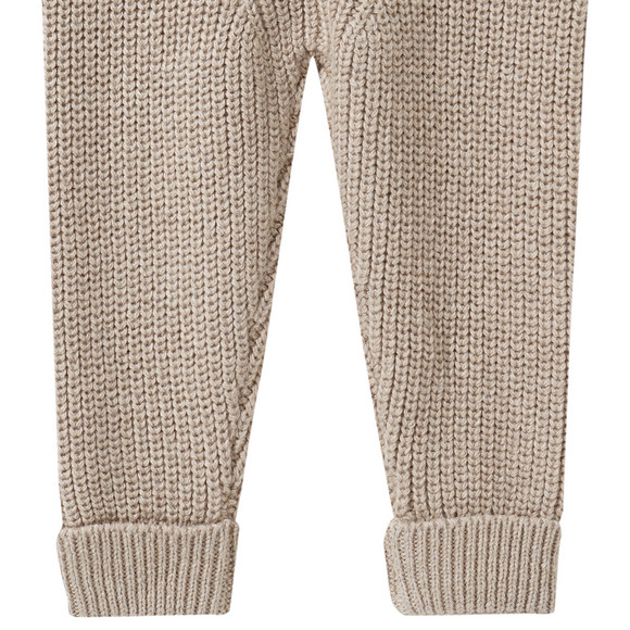 Gebreide baby legging van biologisch katoen