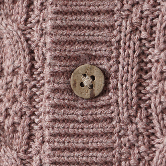 Newborn gebreide jumpsuit met kap