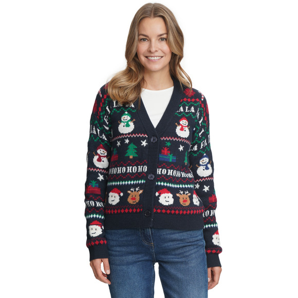 Dames kerstvest in Noorse stijl